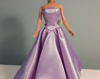 OOAK Barbie gown