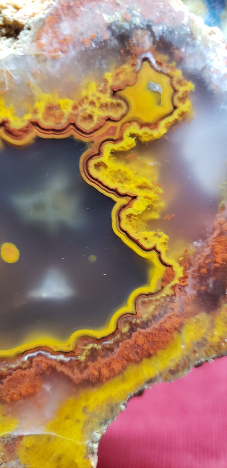 Tennessee Paint Rock Agate Display End Cut Etsy