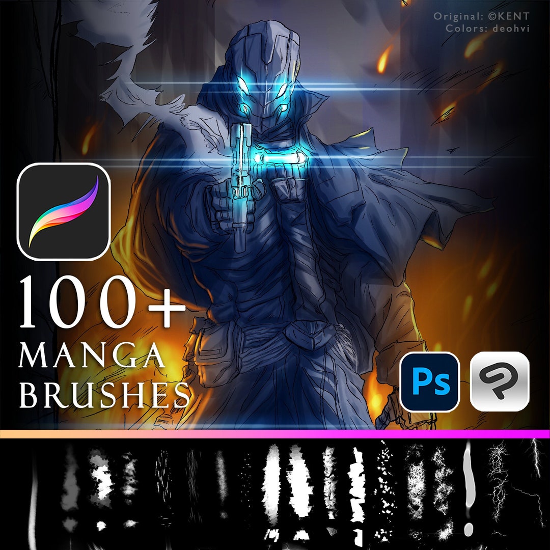Anime & Manga Ultimate Procreate / ABR Brushes Pack