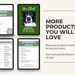 Dog Training Business Templates: Editable Canva Guides (Digital Download)