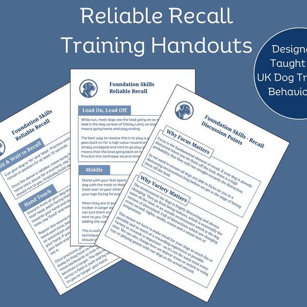 Recall Dog Training Dog Trainer Behavior Guide to a Reliable Recall Puppy Training