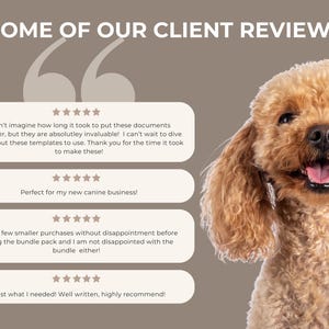 Dog Training Business Templates: Editable Canva Guides (Digital Download)