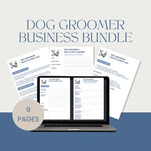 Dog Groomers New Client Intake Forms Contract Grooming Template for Business Terms and Conditions Price List for Dog Groomers Policy