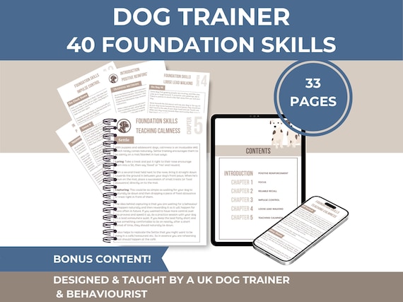 Dog Training Business Templates: Editable Canva Guides (Digital Download)