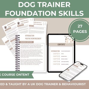 Guía para empresas de adiestramiento canino: Plantillas editables de Canva (descarga digital)