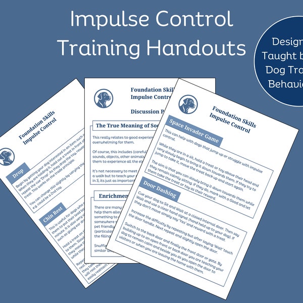 Dog Training Behaviour & Trainer Behavior Guide to Impulse Control Puppy Training