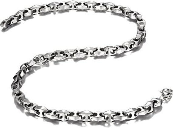 Mens tungsten deals necklace