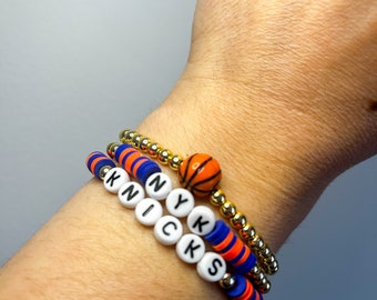 New York Knicks Basketball Bracelets I Basketball Bracelets I Sports Bracelet I Trendy Gift I Personalized Gift I Gifts for Girls