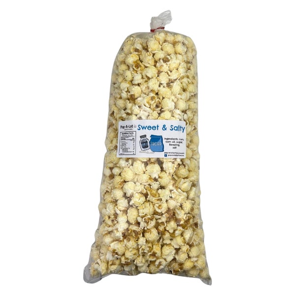Single Bag of Sweet & Salty Kettle Corn, Buy Original Flavor Fresh Delicious Old Fashioned Popcorn Treats from Pop-A-Lot Kettle Corn