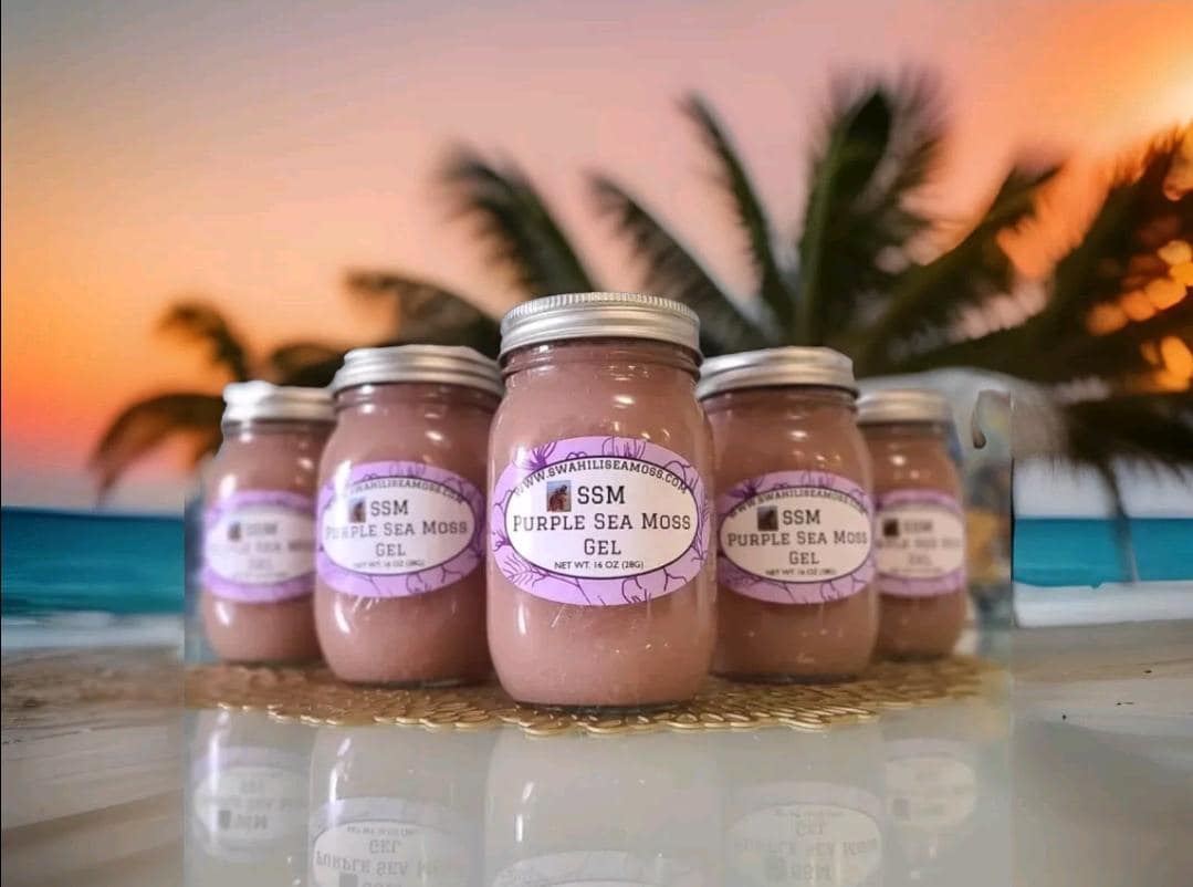 Ocean Harvested Purple Sea Moss Gel 8oz & 16 Oz Options - Etsy