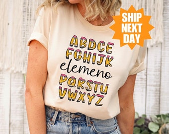 ABC Elemeno Shirt, Teacher Shirt, Kindergarten Teacher Shirt, Elemeno Shirt, ABC Shirt, Preschool Teacher Shirt, Alphabet Shirt, Kids Shirt