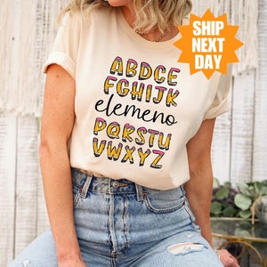 ABC Elemeno Shirt, Teacher Shirt, Kindergarten Teacher Shirt, Elemeno Shirt, ABC Shirt, Preschool Teacher Shirt, Alphabet Shirt, Kids Shirt