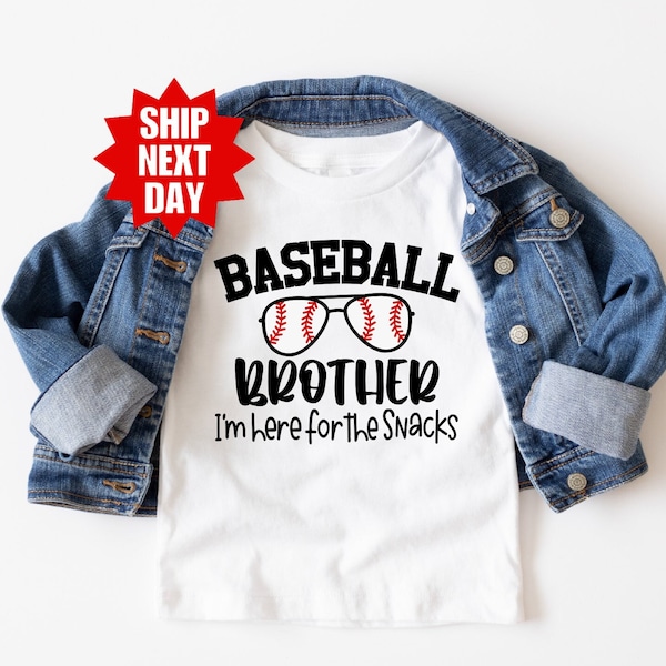 Baseball Brother Shirt, Little Brother Baseball Shirt, Baseball Game Day Shirt, Baseball Lover Tee, Baseball Biggest Fan Shirt, Baseball Tee