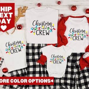Christmas Crew Shirt, Family Christmas Pajamas, Family Christmas Shirts, Christmas Shirt, Christmas Lights Shirt,Christmas Family Crew Shirt