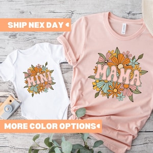 Mama Mini Shirt, Matching Mommy and Me Shirt, New Mom Shirt, Mama Mini Matching Shirt, Mother and Daughter Outfits, Mama Shirt, Mini T-Shirt
