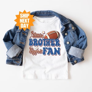 Football Brother Shirt, Little Brother Football Shirt, Football Game Day Shirt, Football Lover Tee, Football Biggest Fan Shirt, Football Tee