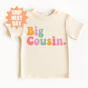 Big Cousin Shirt, Pregnancy Announcement Shirt, Cousin Shirt, New Cousin Shirt, Big Cousin Kids Shirt, Cute Big Cousin Gift, Gift for Cousin