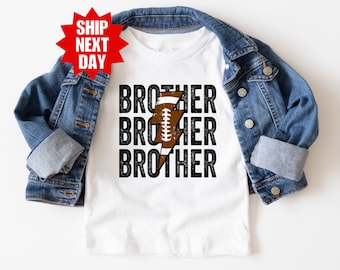 Fußball Bruder Shirt, kleiner Bruder Fußball Shirt, Fußballspiel Tag Shirt, Fußball Liebhaber T-Shirt, Fußball größter Fan Shirt, Fußball T-Shirt