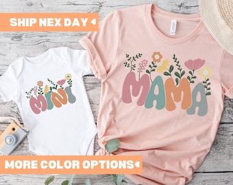 Mama Mini Shirt, Matching Mommy and Me Shirt, New Mom Shirt, Mama Mini Matching Shirt, Mother and Daughter Outfits, Mama Shirt, Mini T-Shirt