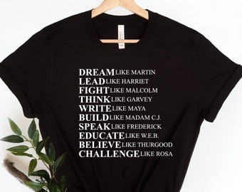 MLK Shirt, MLK Quote, Dr Martin Luther King Jr, Black History Shirt For Women, Black Lives Matter, Black Power T Shirt, MLK Injustice