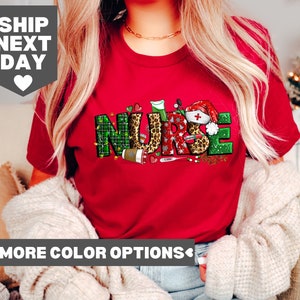 Christmas Nurse Shirt, Nurse Crew Shirt, Merry Christmas Shirt, Gift Ideas For Nurse, Holiday Shirt, Cute Tee For Christmas, Nursing Outfit