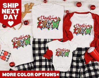 Christmas Crew Shirt, Family Christmas Pajamas, Family Christmas Shirts, Christmas Shirt, Holiday Pajamas, Christmas Family Crew Shirt