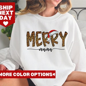 Merry Mama, Mama Claus Christmas Shirts, Christmas Mom Shirt, Christmas Shirt for Women, Mama Claus Shirt,Christmas Gift for Mom, Mama Claus