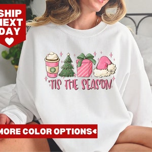 Tis The Season Christmas Shirt, Cute Christmas Shirt, Christmas Sweatshirt, Retro Christmas Shirts, Christmas Shirt, Christmas Coffee Shirt