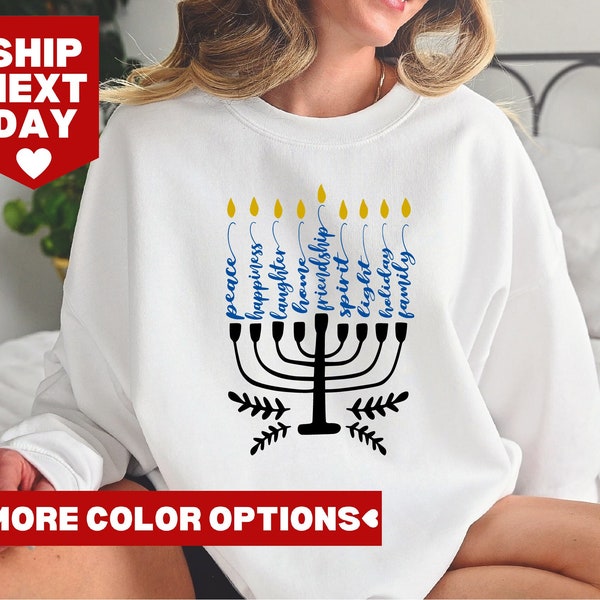 Happy Hanukkah Shirt, Jewish Shirt, Holiday Hanukkah Shirt, Hanukkah Shirt, Jewish Saying Shirt, Holiday Shirt, Religious Shirt for Jewish