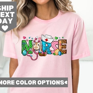 Easter Nurse Shirt, Easter Gift For Nurse, Easter Bunny Nurse Shirt, Nurse Shirt, Funny Easter Shirt, Nursing School Shirt, Easter Shirt,