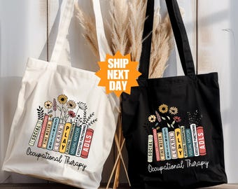 Occupational Therapy Tote Bag, Occupational Therapist Bag, Pediatric Occupational Therapist, OT Gift, Therapist Tote Bag, OT Assistant Bag
