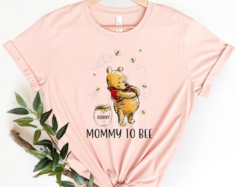 Mommy to Bee Shirt, Daddy to Bee Shirt, Pregnancy Reveal Shirt, Disney Pooh Mommy shirt, Family Matching Shirt, Funny Mom Tee, New Mom Gift