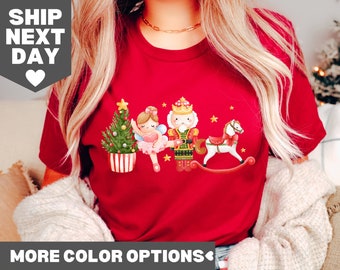 Nutcracker Shirt, Lets Get Crackin Shirt, Retro Nutcracker Shirt, Christmas Nutcracker Shirt, Christmas Family Shirt,Vintage Christmas Shirt