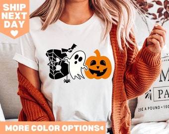 Halloween Boo Shirt, Halloween Geist Shirt, Halloween Kürbis Shirt, Kinder Halloween Shirt, Spinne Halloween Shirt, Kleinkind Halloween Shirt
