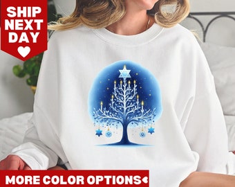 Shirt gelukkige Chanoeka, joods shirt, vakantie Chanoeka-shirt, Chanoeka-shirt, shirt joods gezegde, vakantieshirt, religieus shirt voor joods