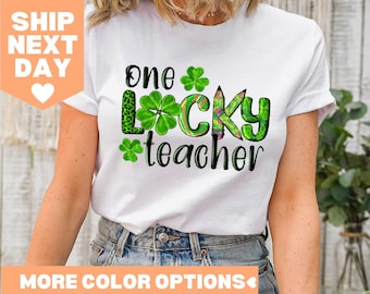 Glücklicher Lehrer-Hemd, St. Patricks Day Shirt, St. Patricks Tag Glücklicher Lehrer-Shirt, Patricks Day Lehrer-Geschenk, St Patricks Day Lehrer-Hemd
