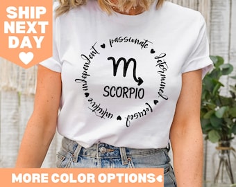 Shirt Schorpioen, shirt Schorpioen sterrenbeeld, shirt astrologie, shirt sterrenbeelden, sweatshirt Schorpioen, cadeau Schorpioen, cadeau sterrenbeelden, shirt horoscoop