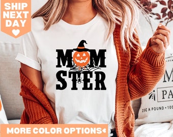 Momster Shirt, Mom Halloween Shirt, Funny Mom Shirt, Funny Halloween Shirt, Momster Sweatshirt, Mom Shirt, Halloween Shirt, Spooky Vibes