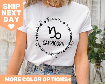 Capricorn Shirt, Capricorn Zodiac Shirt, Astrology Shirt, Zodiac Signs Shirt, Capricorn Gift, Zodiac Signs Gift, Horoscope Shirt, Capricorn