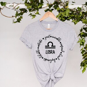 Libra Shirt, Libra Zodiac Shirt, Astrology Shirt, Zodiac Signs Shirt, Libra Sweatshirt, Libra Gift, Zodiac Signs Gift, Horoscope Shirt image 2