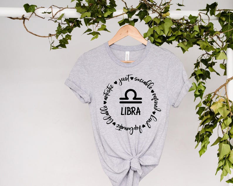 Libra Shirt, Libra Zodiac Shirt, Astrology Shirt, Zodiac Signs Shirt, Libra Sweatshirt, Libra Gift, Zodiac Signs Gift, Horoscope Shirt image 2