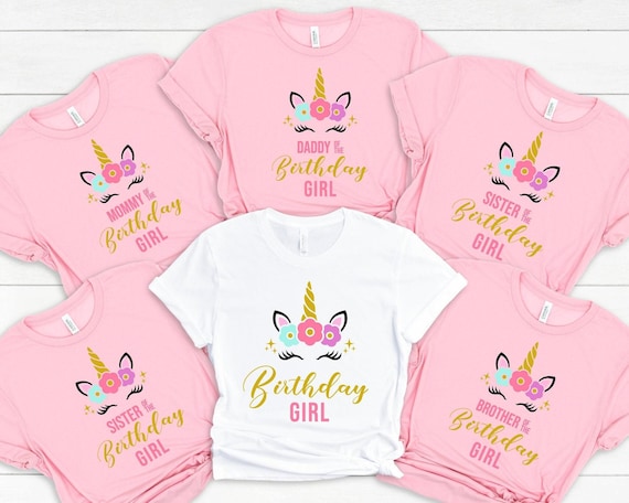 Unicorn Sister Shirt, Floral Bouquet Unicorn Sister Shirt, Floral Bouquet