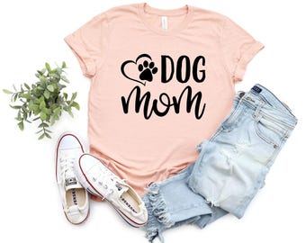 Camiseta para mamá de perro, regalo para mamá de perro, camiseta para mamá de perro, camiseta para mamá de perro, camiseta para mamá de perro, mamá de piel, camiseta para mamá de perro para mujer