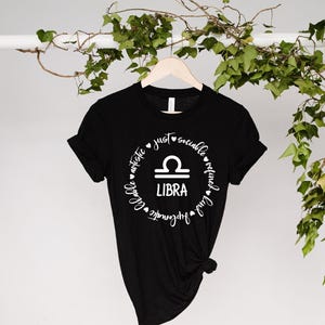 Libra Shirt, Libra Zodiac Shirt, Astrology Shirt, Zodiac Signs Shirt, Libra Sweatshirt, Libra Gift, Zodiac Signs Gift, Horoscope Shirt image 1