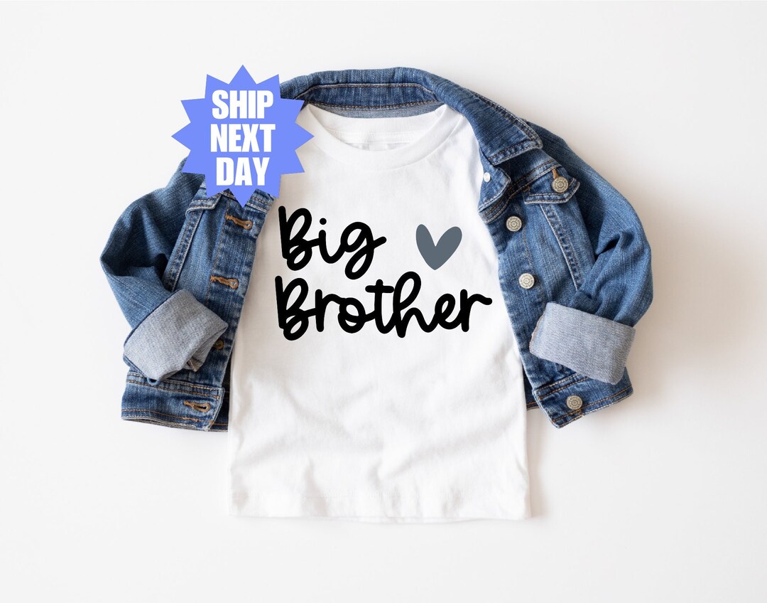 Bailey Boys Toddler Big Brother Shirt - Blue Stripes main image 0