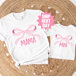 Mama Mini Shirt, Matching Mommy and Me Shirt, New Mom Shirt, Mama Mini Matching Shirt, Mother and Daughter Outfits, Mama Shirt, Mini Shirt