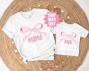Mama Mini Shirt, Matching Mommy and Me Shirt, New Mom Shirt, Mama Mini Matching Shirt, Mother and Daughter Outfits, Mama Shirt, Mini Shirt