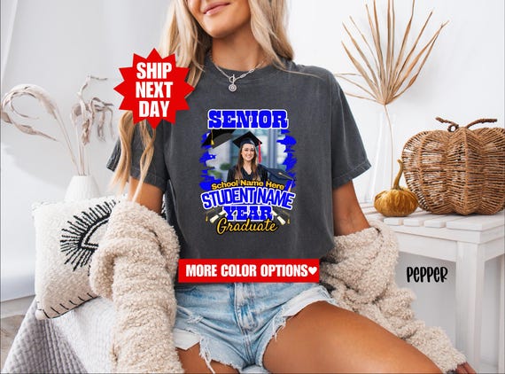 Custom Senior Shirt, Personalized Graduation Shirts, Class of 2026 Family Graduation Shirt, Custom Graduation Shirt, Proud Family Shirt