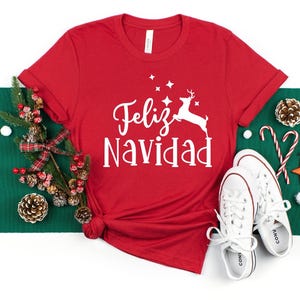 Feliz Navidad T-Shirt, Feliz Navidad Sweatshirt, Feliz Navidad, Merry Christmas Shirt, Spanish Merry Christmas Shirt, Christmas Pajamas