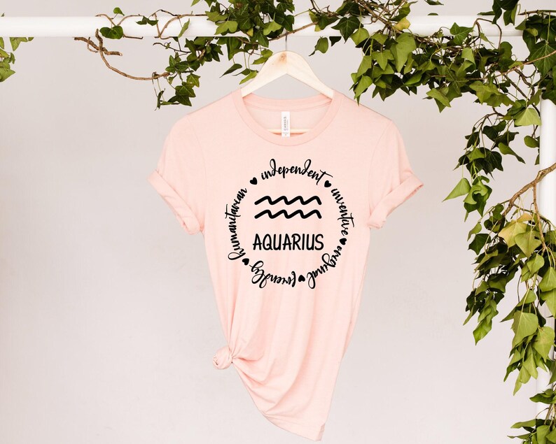 Aquarius Shirt, Aquarius Zodiac Shirt, Astrology Shirt, Zodiac Signs Shirt, Aquarius Sweatshirt, Aquarius Gift, Horoscope Shirt, Aquarius image 2